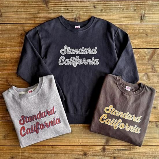 STANDARD CALIFORNIA SD US Cotton Script Logo Crew Sweat STANDARD CALIFORNIA SD US Cotton Script Logo Crew Sweat