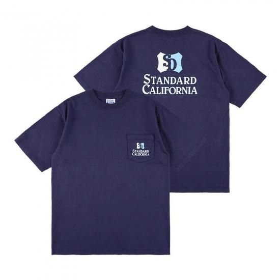 STANDARD CALIFORNIA シールドロゴ Tシャツ 未使用品 SD Heavyweight Shield Logo Pocket T : STANDARD CALIFORNIA