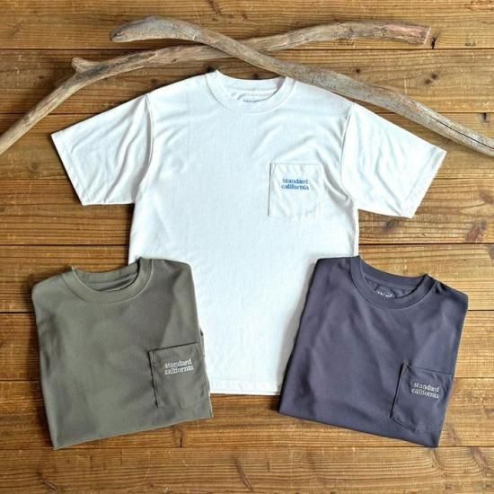 <img class='new_mark_img1' src='https://img.shop-pro.jp/img/new/icons12.gif' style='border:none;display:inline;margin:0px;padding:0px;width:auto;' />STANDARD CALIFORNIA SD Tech Dry Active Logo Pocket T
