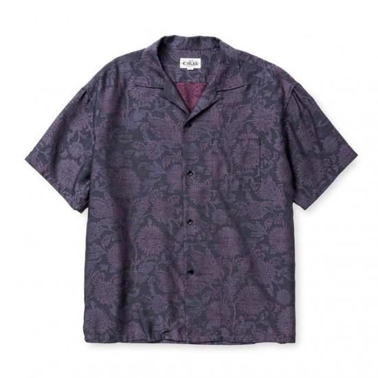 <img class='new_mark_img1' src='https://img.shop-pro.jp/img/new/icons50.gif' style='border:none;display:inline;margin:0px;padding:0px;width:auto;' />CALEE FLOWER JACQUARD CHAMBRAY S/S SH