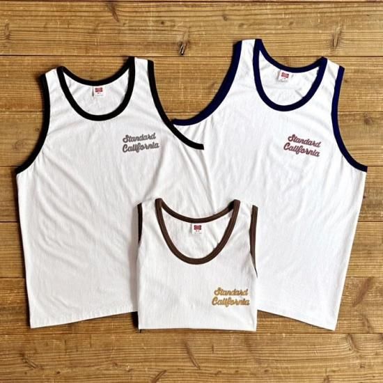 <img class='new_mark_img1' src='https://img.shop-pro.jp/img/new/icons50.gif' style='border:none;display:inline;margin:0px;padding:0px;width:auto;' />STANDARD CALIFORNIA SD US Cotton Script Logo Ringer Tank