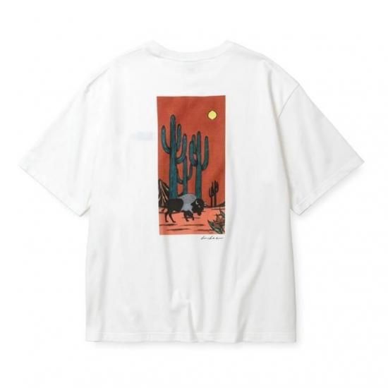 <img class='new_mark_img1' src='https://img.shop-pro.jp/img/new/icons12.gif' style='border:none;display:inline;margin:0px;padding:0px;width:auto;' />CALEE  MIHO MURAKAMI DROP SHOULDER PRINT TEE