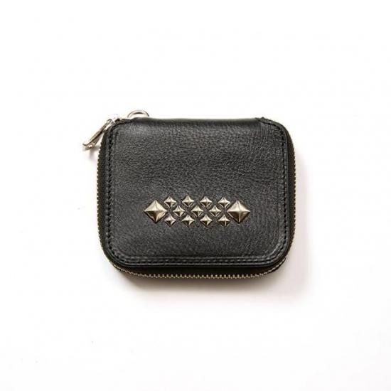 CALEE STUDS LEATHER ZIP MULTI WALLET - FLOATER