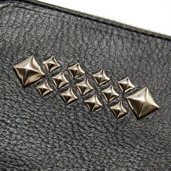 CALEE STUDS LEATHER ZIP MULTI WALLET - FLOATER