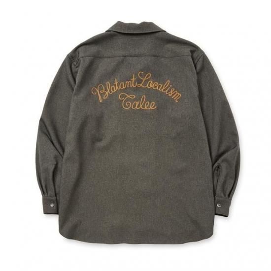 <img class='new_mark_img1' src='https://img.shop-pro.jp/img/new/icons12.gif' style='border:none;display:inline;margin:0px;padding:0px;width:auto;' />CALEE BLATANT LOCALISM OPEN COLLAR ROUND L/S SH