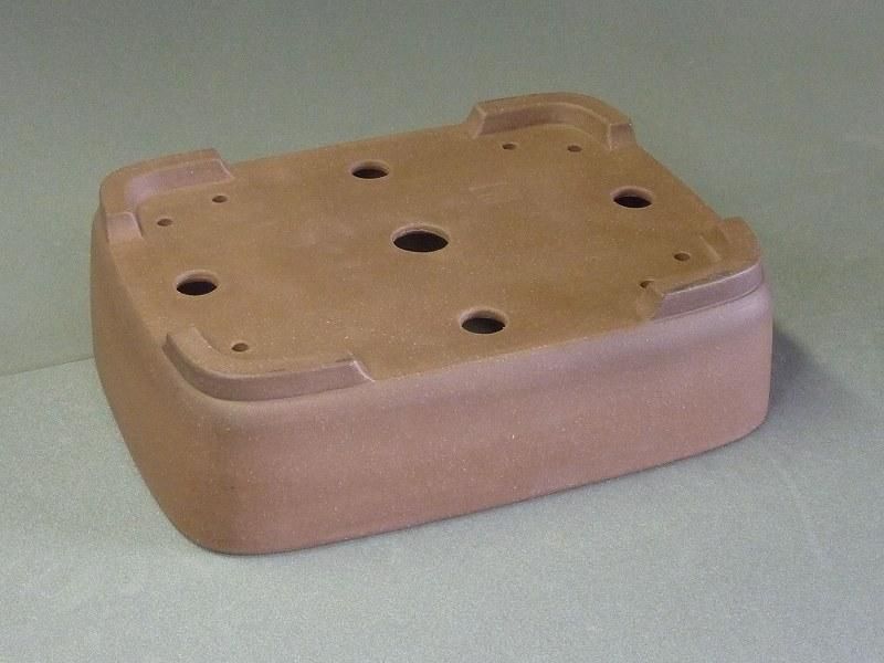 三峰10号撫角長方鉢 - 盆栽鉢と常滑焼の店 MARUTATU【まるたつ】