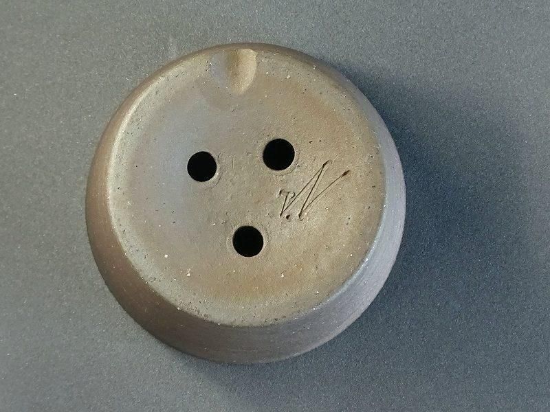 M258凡才5号切立丸鉢(大深) - 盆栽鉢と常滑焼の店 MARUTATU【まるたつ】