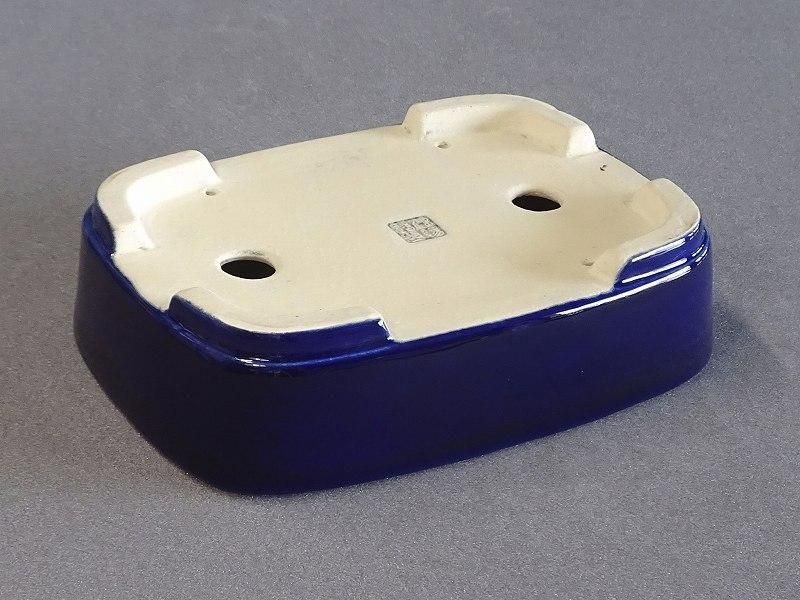 瑠璃切立長方水盤　木箱付き 458d91661f901d625d113dd1d8435a