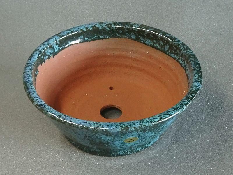 S499秀峰6号緑釉丸鉢 - 盆栽鉢と常滑焼の店 MARUTATU【まるたつ】