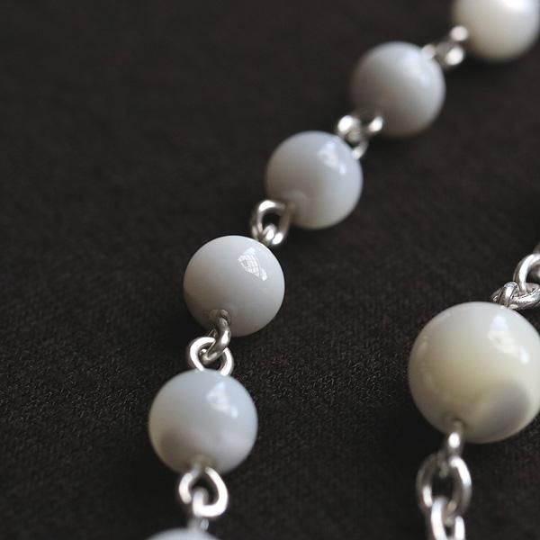 ◎K033-ロザリオ【マザーオブパール】【お値引対象品】 ◎K033-ロザリオ【マザーオブパール】【お値引対象品】