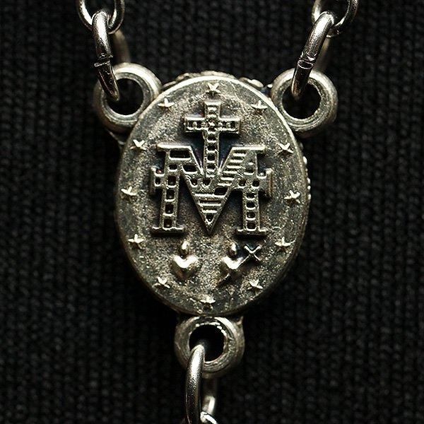 1点もの】デンドリッククォーツ 聖母マリアのミニロザリオ - ロザリオ