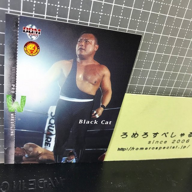 01年bbm 018ブラックキャット Black Cat 新日本プロレス Njpw プロレスカード ろめろすぺしゃるsince06