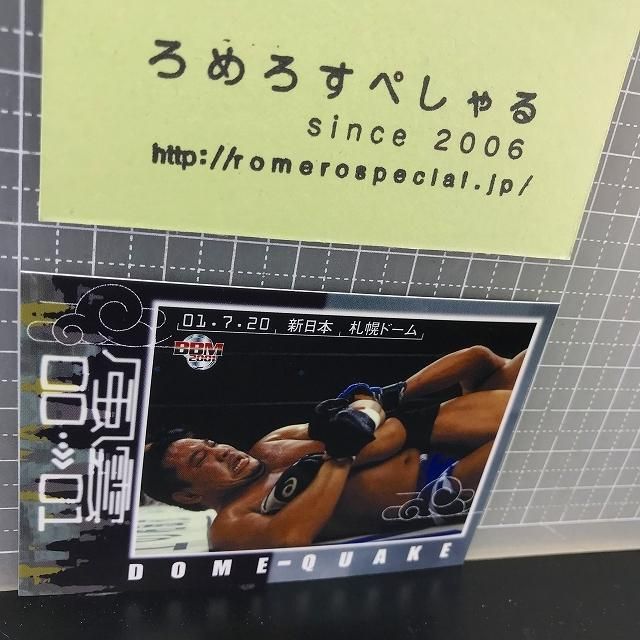 01年bbm 369永田裕志 Yuji Nagata 邪道 外道 Njpw 新日本プロレス01年7月日札幌ドーム プロレスカード ろめろすぺしゃるsince06