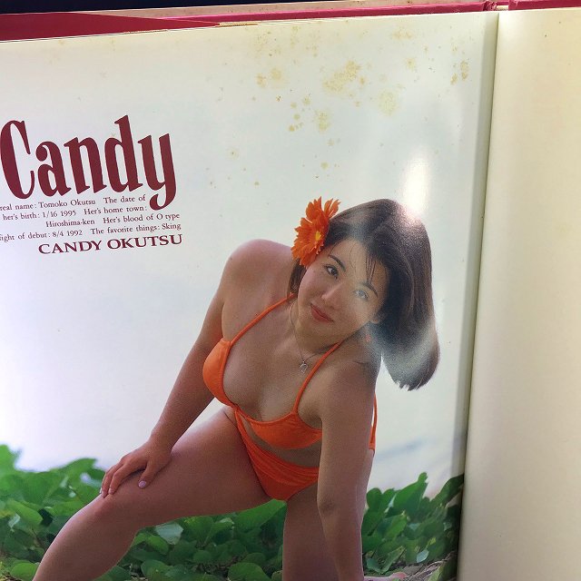 【送料A/同梱不可】◆キャンディー奥津写真集『Candy』郡司大地/初版帯付/JWP女子プロレス/アルシオン - ろめろすぺしゃるsince2006