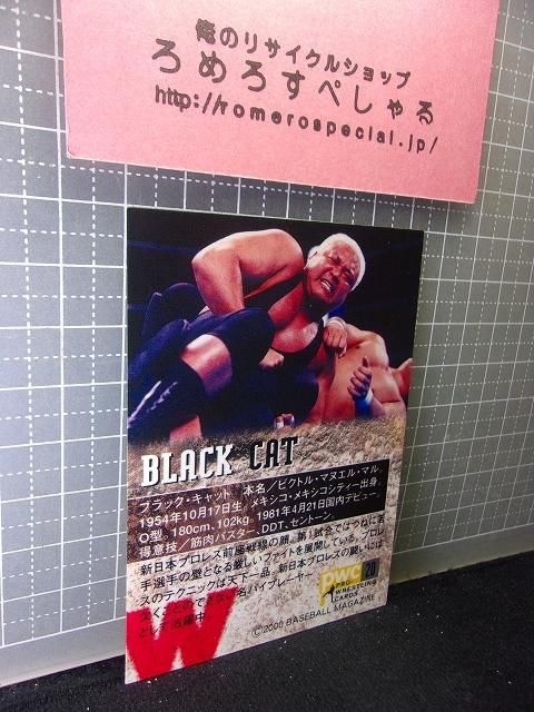 00年bbm ブラックキャット Black Cat 新日本プロレス Njpw プロレスカード ろめろすぺしゃるsince06