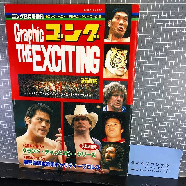 ∞◇グラフィック・ゴング・ジ・エキサイティング(ゴング昭和57年/1982年6月号増刊)新日本プロレス/NJPW/全日本プロレス -  ろめろすぺしゃるsince2006