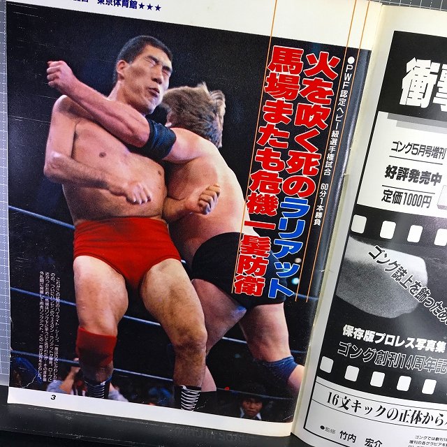 ∞◇グラフィック・ゴング・ジ・エキサイティング(ゴング昭和57年/1982年6月号増刊)新日本プロレス/NJPW/全日本プロレス -  ろめろすぺしゃるsince2006