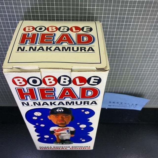 送料B/同梱不可】□☆【バブルヘッド箱付フィギュア】中村紀洋
