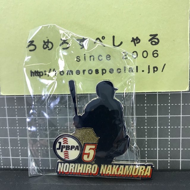 □☆【JPBPA未開封ピンバッジ】2003年♯5中村紀洋/Norihiro Nakamura