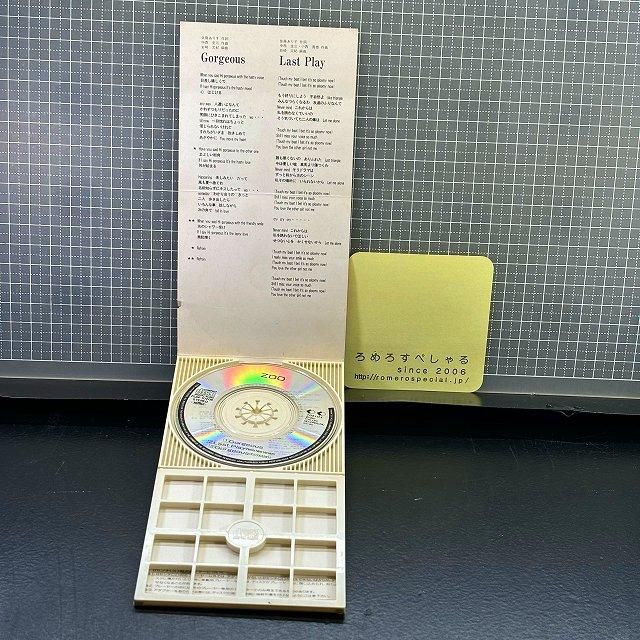 ∞○【CD♯1025】ZOO『Gorgeous/ゴージャス/Last Play』(1992年)92