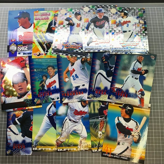 近鉄バファローズ野球カード（2002年版52枚）
