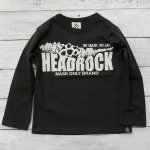 【HEADROCK】ヘッドロック アメカジ マスク 長袖Tシャツ ブラック (921035-BK)