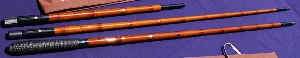 釣道 凌霜 口巻超小節竿掛け1本半もの 玉の柄1本もの