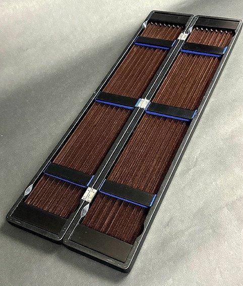 艶画入り！小影舟風！FUGAKU （鮒楽）クルミ材 浮子箱 8列