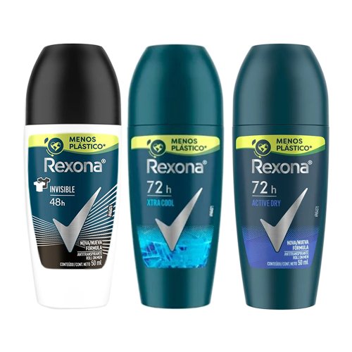 送料無料】Rexona スペシャルセット『メンズエクストラ』 REXONA MEN INVISIBLE + XTRACOOL + ACTIVE SET  - ブラジル食品・ペルー食品の通販・卸なら、キョウダイマーケット♪大人気アサイー、その他アサイー関連商品も激安販売中！！