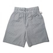 COOKMAN Chef Pants Short Seersucker Stripe Navy