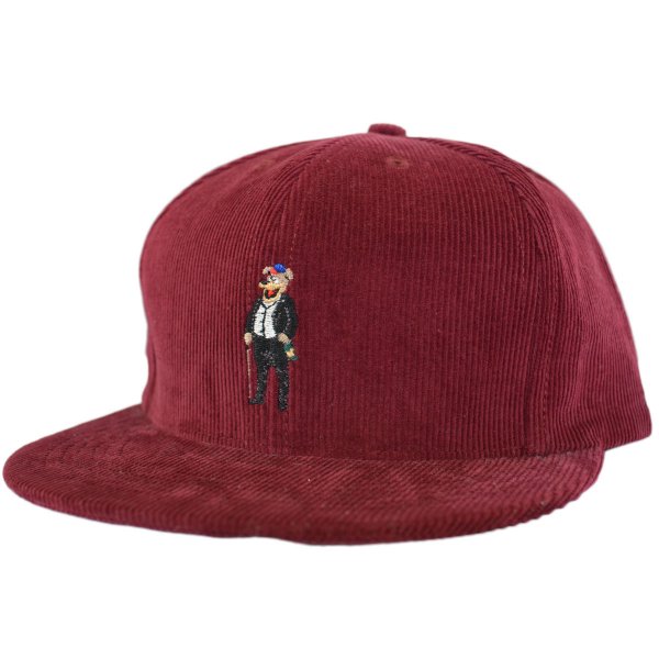 ACAPULCO GOLD PARTY BEAR 6 PANEL CORDUROY CAP スナップバック