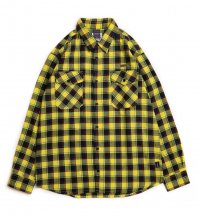 <font size=5>20%OFF</font><br>APPLEBUM</font><br>Check New Shirts<br>YellowNavy<br>