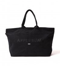 <font size=5>APPLEBUM</font><br>Logo Canvas Zip Totebag<br>BLACK<br><img class='new_mark_img2' src='https://img.shop-pro.jp/img/new/icons1.gif' style='border:none;display:inline;margin:0px;padding:0px;width:auto;' />