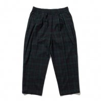 <font size=5>RUTSUBO ԰</font><br>TARTAN EASY PANTS<br>Black/Green<br>