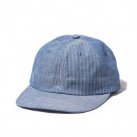 <font size=5>RUTSUBO ԰</font><br>԰ YARN DYED CHAMBRAY 6PANEL CAP<br>Blue<br>