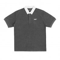 <font size=5>ONLY NY</font><br>Court Terry Cloth Polo Shirts<br>Charcoal<br>