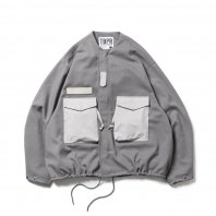 <font size=5>TBPR</font><br>COLLARLESS FIELD JKT<br>Grey<br>