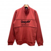 <font size=5>ONLY NY</font><br>Quarter Zip Sweat Shirts<br>RUST<br>