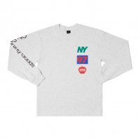 <font size=5>ONLY NY</font><br>Line Up L/S Tee<br>White<br>