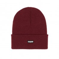 <font size=5>ONLY NY</font><br>Block Logo Beanie<br>Burgandy<br>