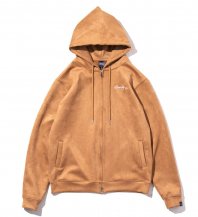 <font size=5>APPLEBUM</font><br>Synthetic Suede Zip Parka<br>SAND<br>