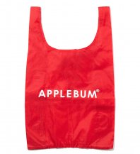 <font size=5>APPLEBUM</font><br>Reusable Shopping Bag<br>Red<br>