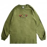 <font size=5>SAYHELLO</font><br>Hard Rock L/S Tee<br>Military Green<br>