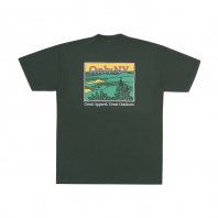 <font size=5>ONLY NY</font><br>Lodge Landscape Pocket T-Shirt<br>Dark Green<br>