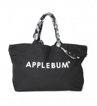 <font size=5>APPLEBUM</font><br>Paisley Handle Zip ToteBag<br>Black<br>