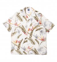 <font size=5>APPLEBUM</font><br>Flower5021 S/S Aloha Shirt<br>White<br>