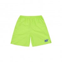 <font size=5>ONLY NY</font><br>NY Speed Nylon Track Shorts<br>Lime<br>