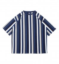 <font size=5>APPLEBUM</font><br>Indigo Stripe Big T-shirt<br>Indigo Navy Stripe<br>