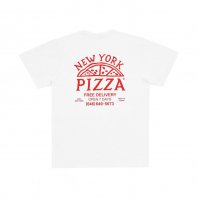 <font size=5>ONLY NY</font><br>New York Pizza T-Shirt<br>White<br>