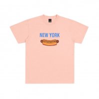 <font size=5>ONLY NY</font><br>New York Hotdog T-Shirt<br>Pale Berry<br>